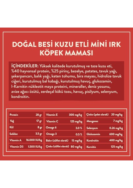 Yetişkin Mini Irk Köpek Maması 2.5 kg + Levrek Etli Kito Fresh x 6 fırsatları
