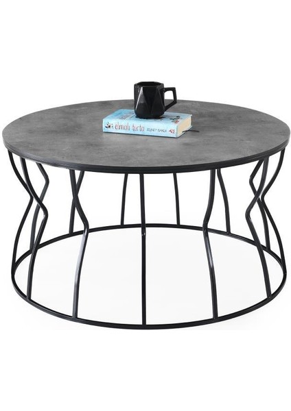 Lale Metal Orta Sehpa 80X43CM