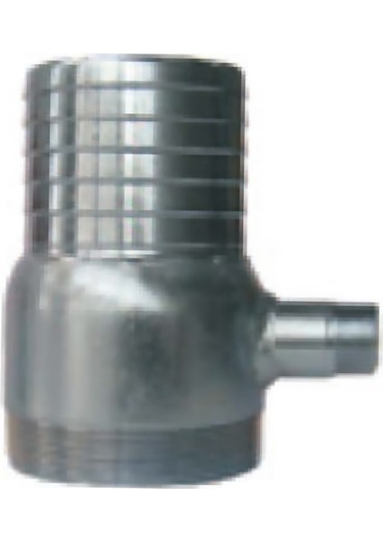 Galvaniz Hortum Rakoru 3'' Ağız Çıkışı 3/4''