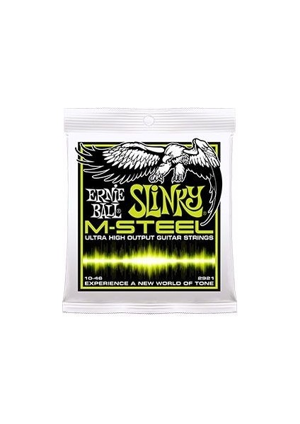 P02921 M-Steel Regular Slinky 0.10 - 0.46 Elektro Gitar Teli
