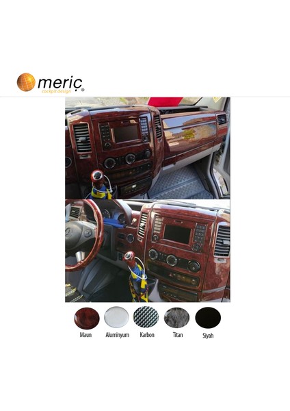 Meriç® Mercedes Sprinter Ön Torpido Kaplama Maun 61 Parça 2006-2019 modelleri