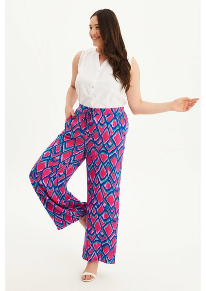 Beli Lastikli Geniş Paçalı Pantolon modelleri