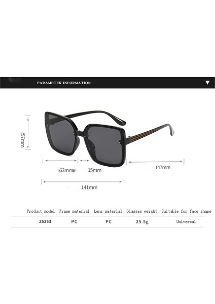 Unisex Güneş Gözlüğü - Gri (Yurt Dışından) fiyatları