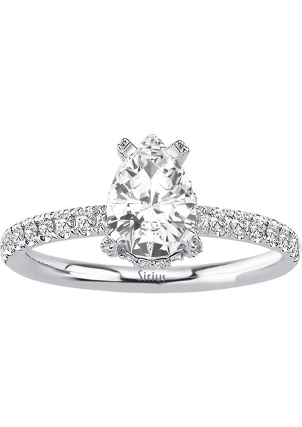 Pırlanta ve Beyaz Safir Venüs Gala Yüzük fiyatları