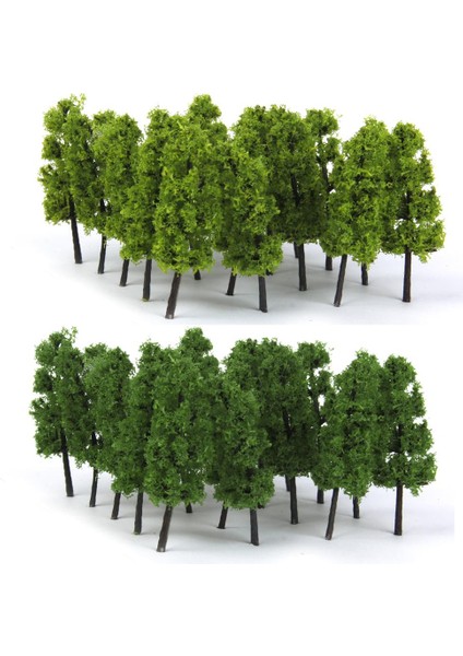 Pagoda Ağaçları Model Tren Demiryolu Manzarası 1/150 (Yurt Dışından)