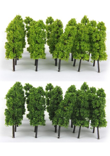 Pagoda Ağaçları Model Tren Demiryolu Manzarası 1/150 (Yurt Dışından)