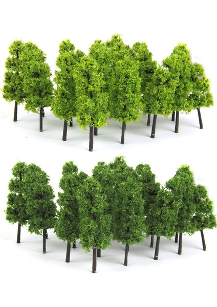 Pagoda Ağaçları Model Tren Demiryolu Manzarası 1/150 (Yurt Dışından)