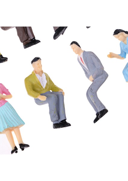 Mix Lot Ho 1/25 Kişi Yolcular Aksiyon Figürleri Tren Demiryolu Düzeni Sahnesi (Yurt Dışından) fırsatları