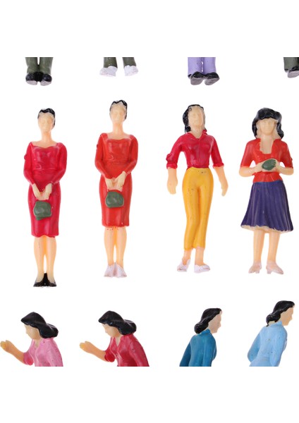 Mix Lot Ho 1/25 Kişi Yolcular Aksiyon Figürleri Tren Demiryolu Düzeni Sahnesi (Yurt Dışından) indirimleri