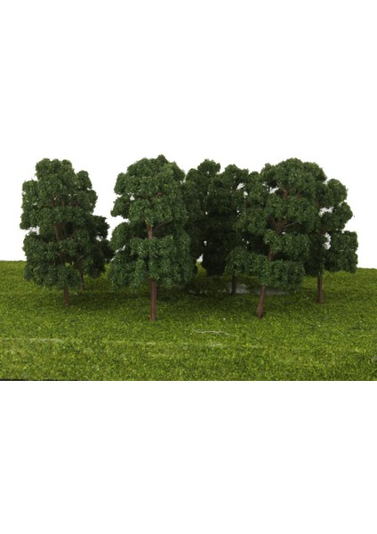 Model Street Park Sandtable Diorama Için 20 Adet Plastik Peyzaj Model Ağaçları (Yurt Dışından) indirimleri