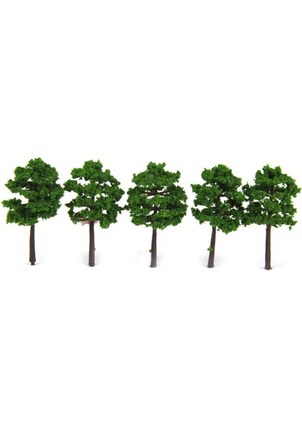 Plastik Model Ağaçlar Tren Demiryolu Manzarası 1: 250 40 Adet Koyu Yeşil 5cm (Yurt Dışından)