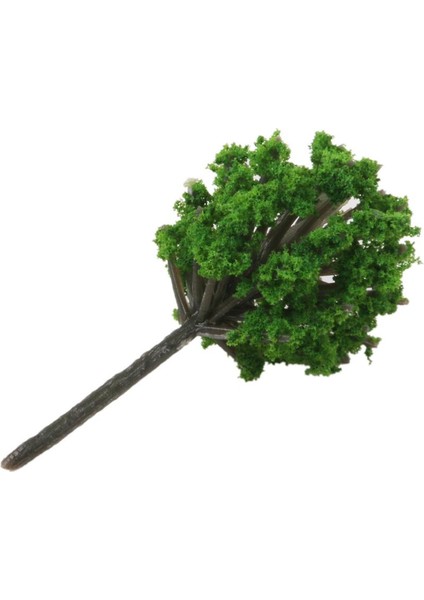 50PC Z Ölçekli Model Ağaç Tren Demiryolu Binası Sokak Diorama Sahne Düzeni 4cm (Yurt Dışından)