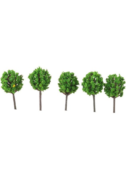 50PC Z Ölçekli Model Ağaç Tren Demiryolu Binası Sokak Diorama Sahne Düzeni 4cm (Yurt Dışından)
