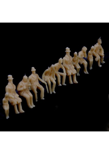 Boyasız 1: 87/100/150/200 Ölçekli Ho N Yoldan Geçenler Model Rakamları Düzeni - 2cm (Yurt Dışından) fırsatları