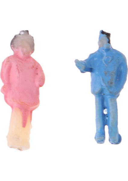 0.6-1cm Yükseklik Insanlar Yolcu Modeli Figürü Plastik Z 1/200 Ölçekli Karışım (Yurt Dışından)