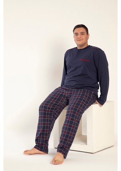 Erkek Battal Süprem Patlı Uzun Kol Pijama