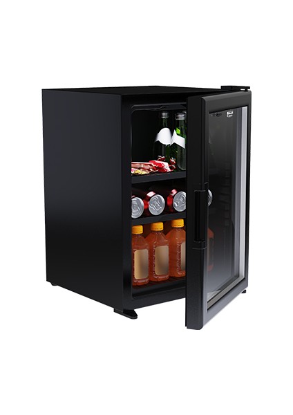 INV MC40 All Black Edition Inverter Minibar Mini Buzdolabı