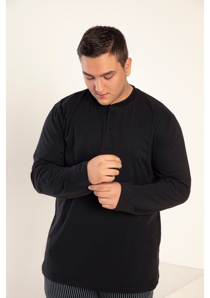 Erkek Battal Süprem Patlı Uzun Kol Pijama