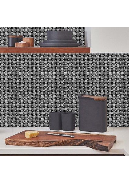 10PCS Vintage Karo Çıkartmaları Banyo Mutfak Pvc Duvar Çıkartmaları Çıkışlar (Yurt Dışından) fiyatları