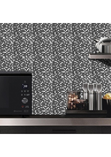 10PCS Vintage Karo Çıkartmaları Banyo Mutfak Pvc Duvar Çıkartmaları Çıkışlar (Yurt Dışından) fırsatları