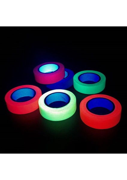 Uv Siyah Işık Floresan Bez Bant Glow Parti Malzemeleri Sopa Yok Dağınık (Yurt Dışından)