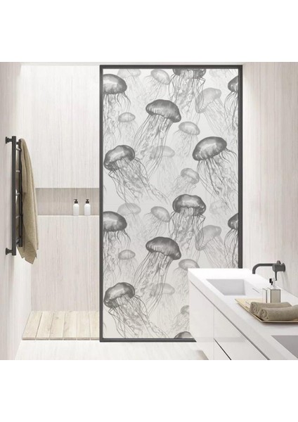 Banyo Pencere Cam Film Gizlilik Kendinden Yapışkanlı Hiçbir Tutkal Dekoratif Sticker 11 (Yurt Dışından) modelleri