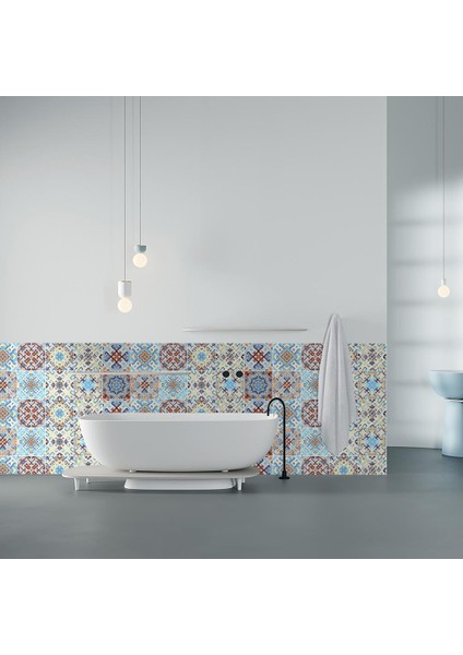 10PCS Kendi Kendine Yapışkan Kare Mozaik Duvar Çıkartmaları Vinil Yüzeye Monte Karo Tuğla Tipi H (Yurt Dışından) fiyatları