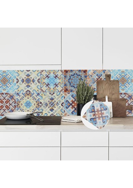 10PCS Kendi Kendine Yapışkan Kare Mozaik Duvar Çıkartmaları Vinil Yüzeye Monte Karo Tuğla Tipi H (Yurt Dışından) fırsatları