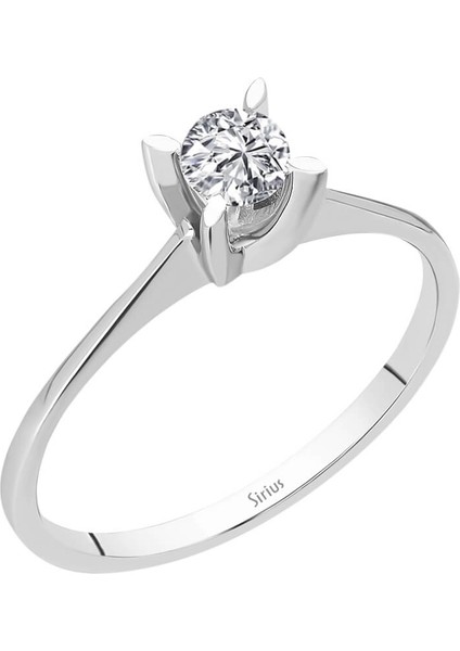 F Renk 0,24 Karat Pırlanta Tektaş Yüzük modelleri