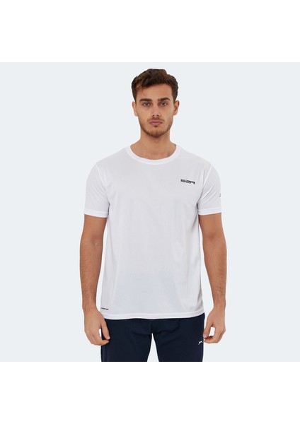 OMAR KTN Erkek Tişört Beyaz