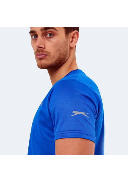 OMAR KTN Erkek Tişört Saks Mavi fırsatları