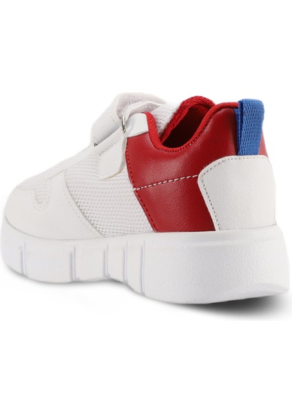KAVITHA KTN Unisex Çocuk Sneaker Koşu & Yürüyüş Ayakkabısı Beyaz / Kırmızı modelleri