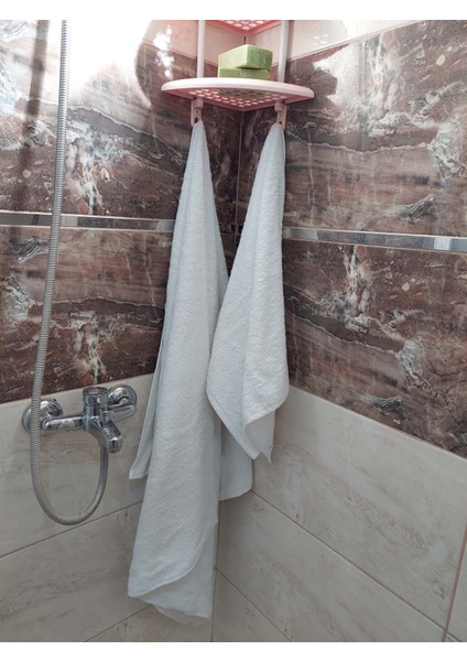 Banyo Havlu Seti Büyük Boy Beyaz 2'li modelleri