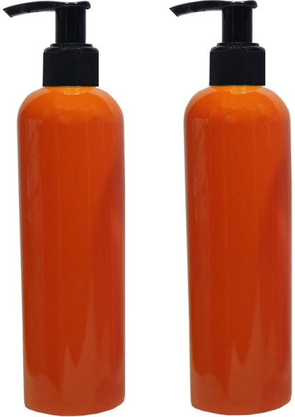 Sert Plastik 400 Ml Boş Sprey Kolonya Dezenfektan Şişesi, Sıvı Sabun Pompalı 2 Adet
