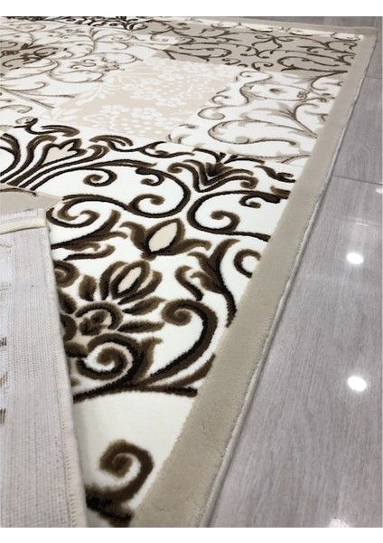 Flora Halı Elit 0129 A Bej 165X230 Krem Kahve 4 M2 Halı !