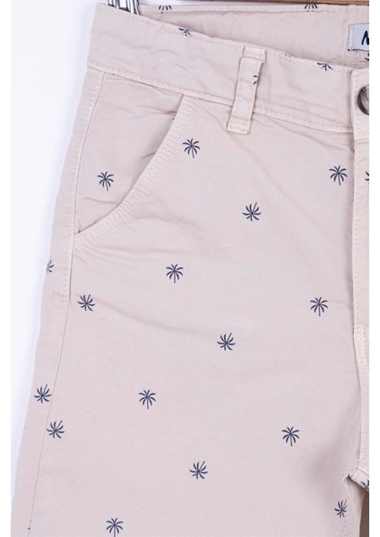 Nk Palmiyeli Şort - Vizon indirimleri