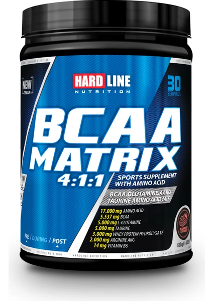 Hardlıne Bcaa Matrix 630 gr Böğürtlen Aromalı