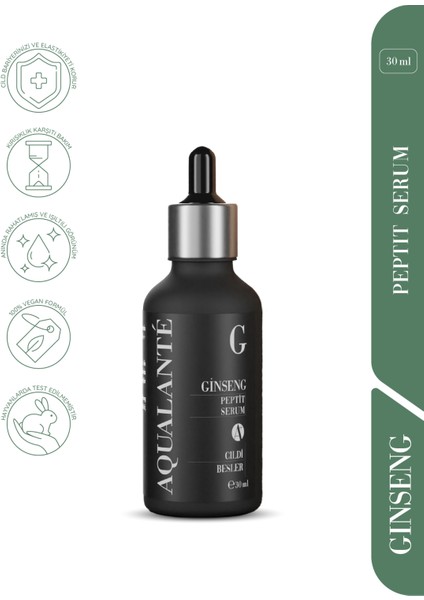 Ginseng ve Peptit 30ML Anti-Aging Intense Bakim Serumu