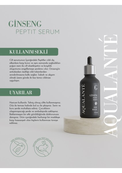 Ginseng ve Peptit 30ML Anti-Aging Intense Bakim Serumu