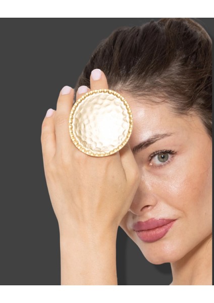 Gold Dövme Büyük Yüzük MY40R22310199