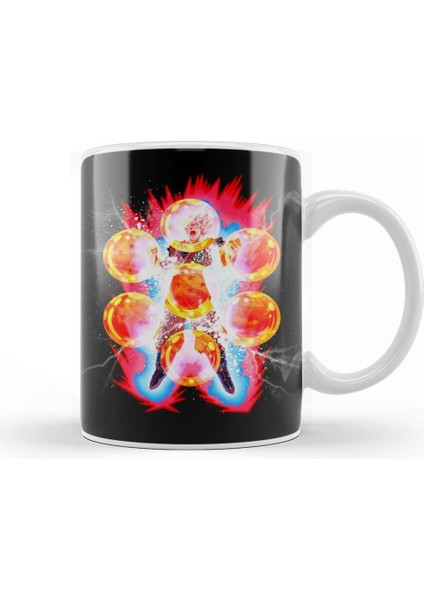 Goku Kaioken Times Kupa Bardak Porselen