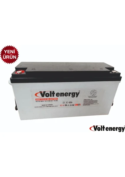 12 V 180 Ah Jel Akü Deep Cycle Nanocarbon (Üretim Tarihi:2024)