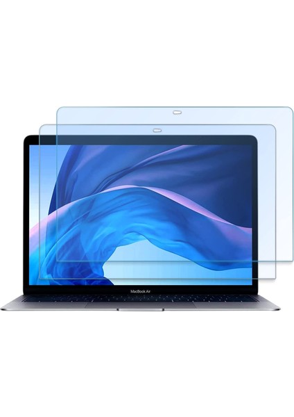 Apple Macbook 13.6' Air 2022 M2 A2681 Ekran Koruyucu 2 Adet Ince Kırılmaz Nano Cam Tam Uyum
