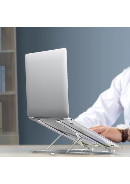 Laptop Stand Macbook Notebook Katlanabilir Taşınabilir Metal Stand Cps
