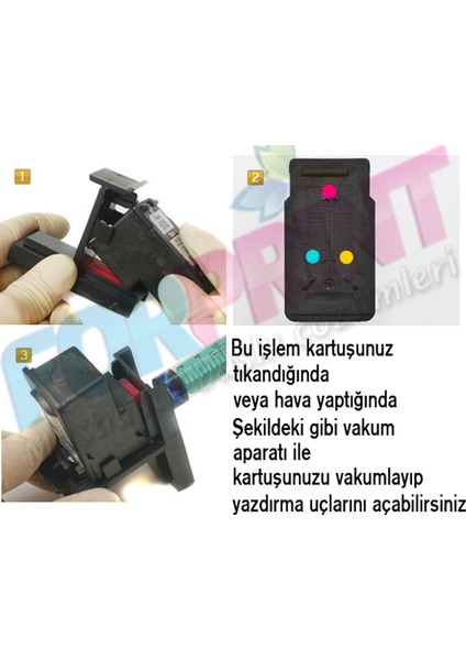 Canon Pixma MG3150/MG3155 Yazıcı Uyumlu Forprint Dolum Seti 4X100ML