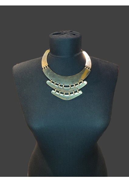 Choker Altın Kaplama Modern Tasarım Kolye MY60N223100018