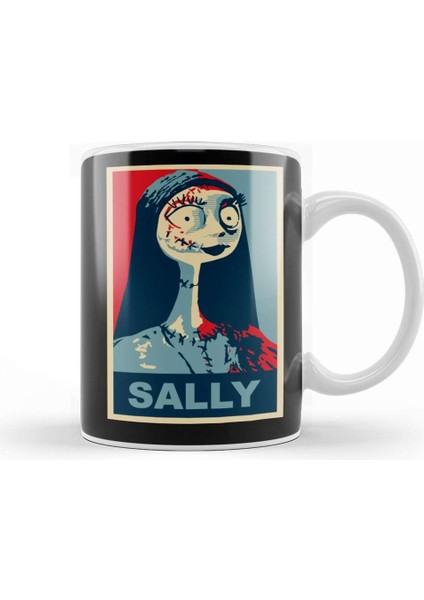Sally Propaganda Sally Skellington Kupa Bardak Porselen