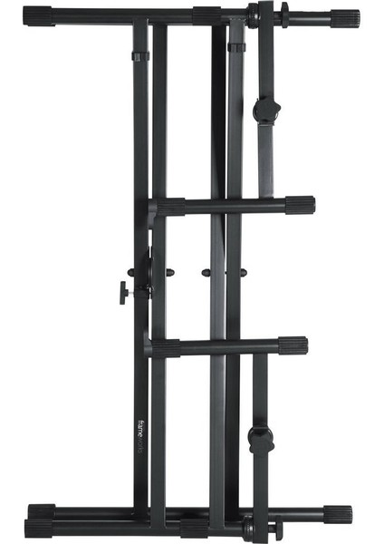 GFW-KEY-5100X Black 2 Tier x Style Keyboard Stand