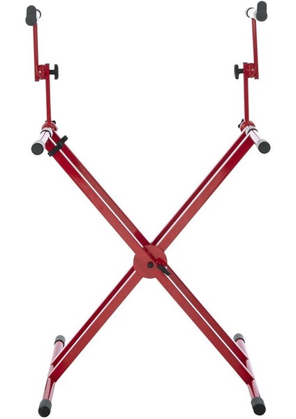 GFW-KEY-5100XRED Red 2 Tier x Style Keyboard Stand