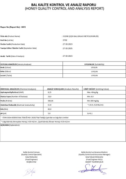 Milas Üreticiler Birliği Çiçek Balı 5  kg